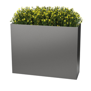 Vente directe d'usine grands pots pour pots de fleurs décoratifs blancs extérieurs pots de fleurs en argile à fibres mates - Product Image 3