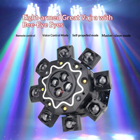 Nouvelle Lampe à faisceau LED 50W Little Angel Magic Ball RGB DMX512, projecteur rotatif en aluminium à rotation infinie pour parcs à thème, KTV, discothèques