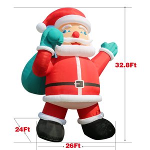 Giant 33ft Customized Christmas Decorations Outdoor Giant Inflatable <strong>Santa</strong> <strong>Claus</strong> Yard Decoration <strong>Santa</strong> Balloon - Product Image 5