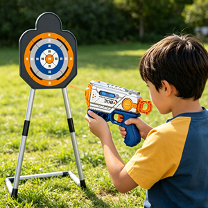 Set da Tiro con Doppia Frecce in Offerta, Gioco Interattivo per Bambini, Giocattolo Sportivo da Esterno, Regalo Unisex Portatile in Plastica per Feste in Giardino - Product Image 2