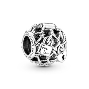Ciondolo a Farfalla in Vetro Pandoro in <span class=keywords><strong>Argento</strong></span> Sterling 925, Perla Charm all'Ingrosso <span class=keywords><strong>per</strong></span> <span class=keywords><strong>Bracciali</strong></span> e Collane Originali, Regalo Fai da Te - Product Image 3