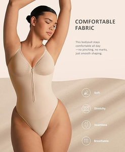 ชุดกระชับสัดส่วนแบบเต็มตัว Hexin One Piece รุ่นเซ็กซี่ แรงรัดสูง สไตล์โคลอมเบีย ช่วยเก็บหน้าท้อง สำหรับผู้หญิง - Product Image 4