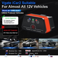 Última Versión del Lector de Códigos OBD2 Vgate ICar2, Compatible con Todos los Protocolos OBDII