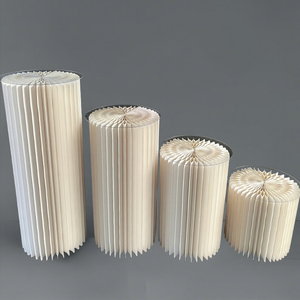 Support à dessert cylindrique pliable moderne pour mariage, <span class=keywords><strong>colonne</strong></span> <span class=keywords><strong>romaine</strong></span> en papier, décoration d'allée, vitrine de magasin, décoration de fête d'anniversaire - Product Image 4