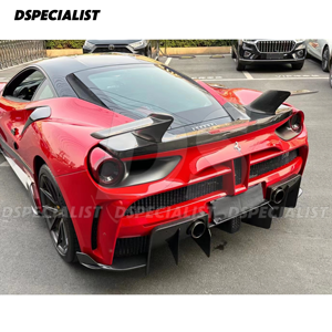 Ala <span class=keywords><strong>GT</strong></span> de fibra de carbono estilo MSY para alerón trasero Ferra-ri <span class=keywords><strong>488</strong></span> Spider - Product Image 3