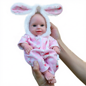 Muñecas Bebé Reborn de Silicona Suave de 11 Pulgadas VTU, Realistas y Adorables, con Conjunto Completo de Ropa, Muñecas Recién Nacidas Realistas para Niñas y Niños - Product Image 6