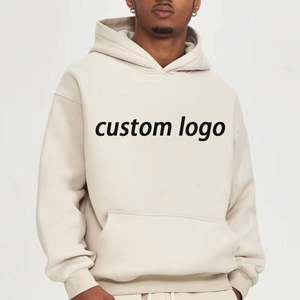 Sudadera con Capucha para Hombre, 100% Algodón, Gruesa, de Felpa Francesa, de Alta Calidad, Lisa, Estilo Urbano, con Logotipo Personalizado - Product Image 1