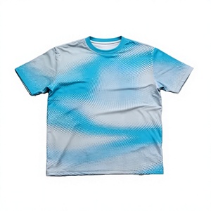 เสื้อยืดผู้ชายแขนสั้นลายจุดไล่สี แห้งเร็ว ทรงปกติ คอกลม ผ้าถักโพลีเอสเตอร์ สวมใส่สบาย เหมาะสำหรับเล่นกีฬา - Product Image 5