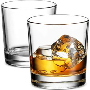 Hot Selling 200ml/255ml/300ml Benutzer definierte Luxus altmodische Whisky gläser Trinkgläser Glas becher Whisky geschenke
