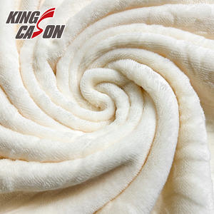 Kingcason Guarented qualità Premium a maglia di lusso Anti-pillola OEKO-TEX certificata intaglio tessuto in pile di flanella per indumenti - Product Image 3