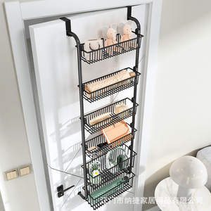 Étagère de rangement murale Najie à 6 niveaux en acier carbone pour cuisine et garde-manger avec design multifonctionnel - Product Image 2