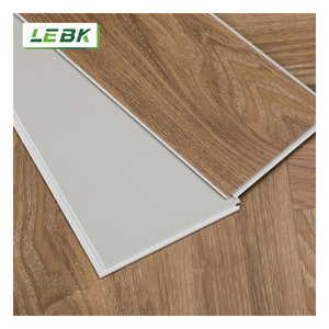 Revêtement <span class=keywords><strong>de</strong></span> sol en plastique recyclé imperméable au toucher luxueux, usage résidentiel, planches <span class=keywords><strong>de</strong></span> vinyle SPC à clipser ou à coller, 4 mm, pour hôpitaux - Product Image 1