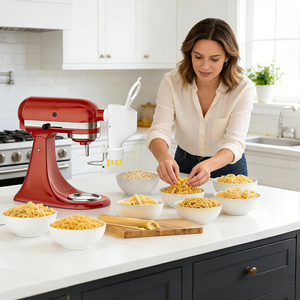 Wholesale Kitchenaid Attachment <strong>Pasta</strong> Press Attachment <strong>Pasta</strong> Maker Attachment with 7 Interchangeable <strong>Pasta</strong> Plates for KitchenAid - Product Image 4