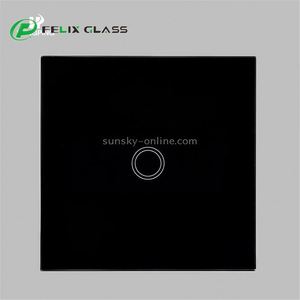 Factory Custom 2.5D Cut Edge AF Coated Glass Panel Border Silk Screen Glass Panel for <b>Smart</b> <b>Lock</b> & Touch Switch LCD LED - Product Image 1