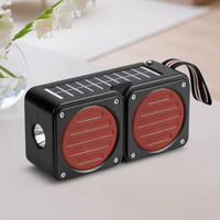 Cadeau d'entreprise promotionnel, portable, solaire, alimenté par DC 7, pour haut-parleur V2.0, autonomie de la batterie de 15 à 20 heures, LED RVB, support de téléphone, radio FM