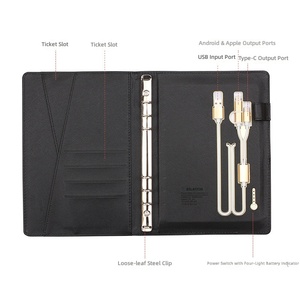 Regalo Empresarial, Agenda A5 con Carga por Cable, Batería de 8000 mAh, Banco de Energía USB, con Memoria USB - Product Image 5