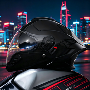 Helm Skuter Full Face Perlindungan UV Capacete Aberto Casco Abierto Perlengkapan Motor Cruiser Vintage - Product Image 2