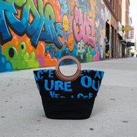 Sac de plage écologique grande capacité pour femme, sac fourre-tout décontracté avec fermeture à pression et doublure en polyester