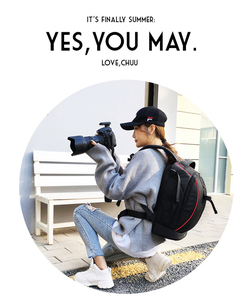 Mochilas leves de nylon para câmera dslr, mochilas para câmera dslr à prova d' água, ideal para fotografias, bolsas diurnas, antirroubo - Product Image 6