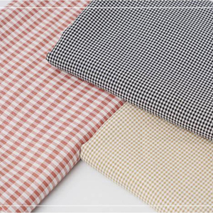 Camicia estiva <span class=keywords><strong>da</strong></span> donna abito 50% Rayon 50% in poliestere colore personalizzato a quadretti intrecciati a quadri Jacquard tessuto floreale per vestiti - Product Image 4