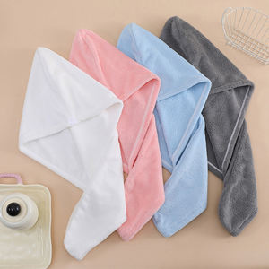 カスタムロゴ入りパーソナルマイクロファイバーヘアターバンツイストマイクロファイバー速乾ヘアタオルドライヘアキャップ - Product Image 1