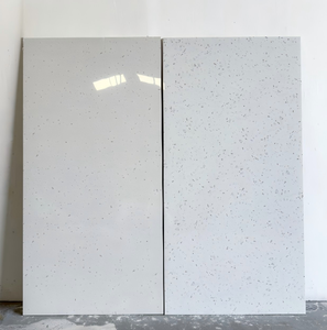 Carrelage en terrazzo granulaire blanc 600x1200 de haute qualité pour les magasins de vêtements, les chaînes de magasins automobiles et les centres commerciaux, carreaux en porcelaine - Product Image 1