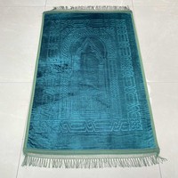 Top qualité beau motif en relief confortable prix de gros Portable voyage musulman Islam tapis de prière