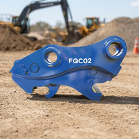 Attache rapide compacte pour mini-pelle Kubota K008 K018 – Changement rapide de godet pour travaux d'aménagement paysager, de creusement de tranchées et petits travaux