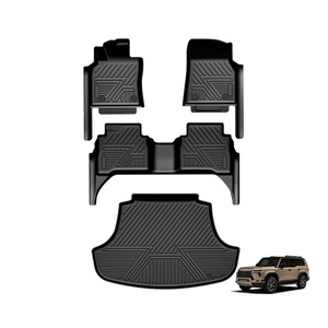 Alfombrillas de Coche Kqd de Fábrica, Juego Completo Delantero y Trasero, Alfombrillas 5D de TPE Impermeables para LEXUS GX550 2024 - Product Image 1