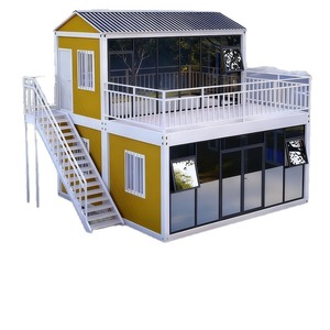 Casa Contenedor Prefabricada de Acero de Doble Capa Resistente, Panel Sándwich Ignífugo, Moderna y Transpirable, para Granja, Escuela o Apartamento - Product Image 2