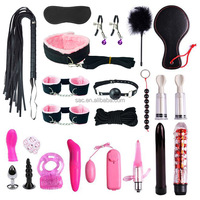 Sacknove Luxus-Set, 22-teilig, Erwachsene Produkte, Exotische Accessoires, Bett BDSM Handschellen, Anales Vibrator Sexspielzeug, Bondage-Kit für Paare