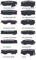 Accessoires d'intérieur de voiture, couvertures de tableau de bord moelleuses, tapis antidérapant, utilisation personnalisée pour Toyota Hiace