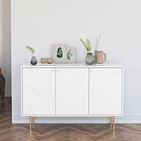 Bois Mdf Cuisine Salle à manger Huche Rangement Planche Latérale Buffets Buffets Armoire