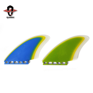 Waterplay-aletas de <span class=keywords><strong>Surf</strong></span> de fibra de vidrio, doble pestaña, individual - Product Image 1