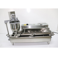 Machine automatique à beignets mochi, machine commerciale mini pour la fabrication de beignets, friteuse à beignets 300-1200 pièces/h pour boulangerie, vente en gros, ODM