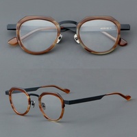 Lunettes en Acétate Combinées Vente en Gros Montures Optiques Rétro Vintage pour Femmes et Hommes