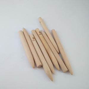 Bâton en <span class=keywords><strong>bois</strong></span> naturel, bâtons de stylet en <span class=keywords><strong>bois</strong></span> pour dessiner <span class=keywords><strong>sur</strong></span> des papiers d'art à gratter, Logo gravé au laser - Product Image 4