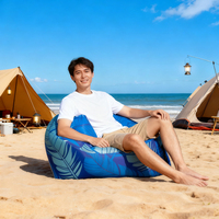 Canapé gonflable portable de haute qualité, pliable, imperméable, au design moderne, pour le camping en plein air et la plage
