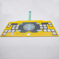 Membrana de Plástico para Equipos Industriales, Placa de Identificación Metálica, Membrana con Logotipo de Tamaño Personalizado, Teclado de Membrana, Color Personalizado, Serigrafía