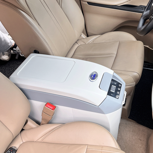 Vente en gros 17L Console Congélateur Van <span class=keywords><strong>12</strong></span> Volt Compresseur Automatique Réfrigérateur Portable Voiture Réfrigérateur <span class=keywords><strong>Camping</strong></span> Glacière Fabriqué en Plastique - Product Image 5