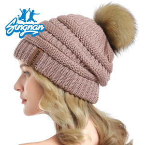 Mũ dệt kim ấm áp Mũ len giáng sinh nhiều màu sắc thương hiệu hợp thời trang MŨ LEN bảo vệ tai Hàn Quốc Mùa Thu/Mùa Đông - Product Image 3