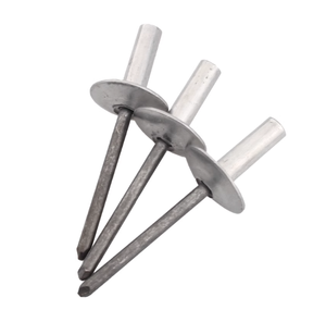 Rivets aveugles scellés à bride large en aluminium et acier, diamètre 3,2x16x16 mm, tête <span class=keywords><strong>ALU</strong></span>/ST 16 mm - Product Image 1