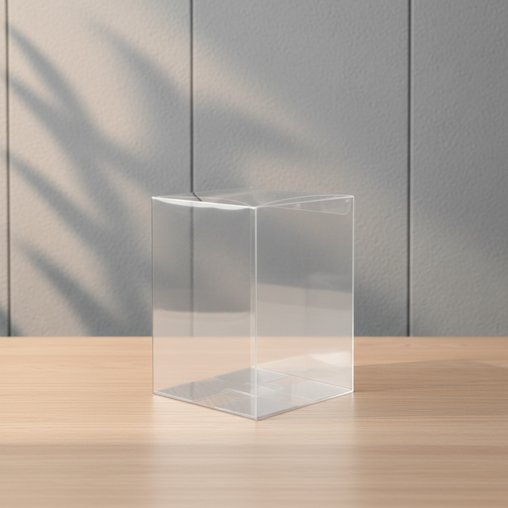 Transparent PP Eco-Friendly Rectangle Candy Favor Boxes With Recycled Materials Customizable Wedding Party Gift Packaging