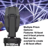 Projecteur à faisceau mobile 380W IP66 RGBW DMX512 TOPGPH380 pour éclairage de scène extérieur, festivals et événements