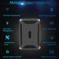 Rastreador GPS portátil para coche, Batería grande magnética de 10000 MAh en el sistema de seguimiento de vehículos, localizador de activos antipérdida