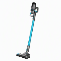 Aspirateur balai cyclonique sans fil portatif 35KPA 600W OEM BLDC avec batterie lithium-ion, certifié ROHS, pour usage domestique et automobile (humide/sec)