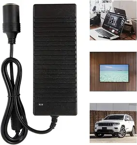 Adaptador de energia para carro 12V 10A Fêmea Auto isqueiro plug AC 100-240V para DC 12V 10A 120W Fonte de alimentação Adaptador