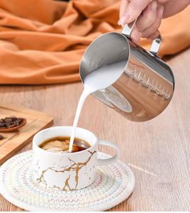 Pichet à lait en acier inoxydable épaissi pour barista, idéal pour le café et le thé, parfait pour la préparation de lattes art - Product Image 2