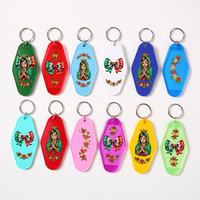 Más de 400000 Diseños, Pegatinas de Llavero de PET con Dibujos Animados, Resistentes a los Rayos UV, para Exteriores, Impermeables, Recuerdos de Viaje, Adhesivos 3D de Alta Adhesión
