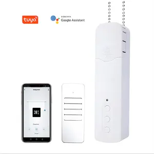 Tuya wifi thông minh tự động kéo hạt rèm động cơ thông minh lên xuống cơ giới chuỗi Con lăn rèm